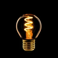 Led lamp Spiraal Kogel 4,5cm E27 Gold