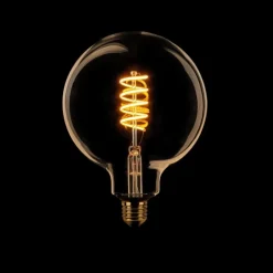 Led lamp Spiraal Rond 12,5cm E27 Gold