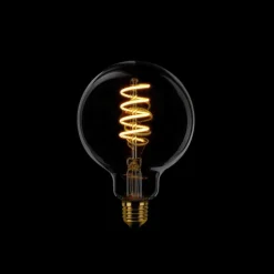 Led lamp Spiraal Rond 9,5cm E27 Smoke
