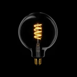Led lamp spiraal Rond 12,5cm E27 Smoke 3 standen