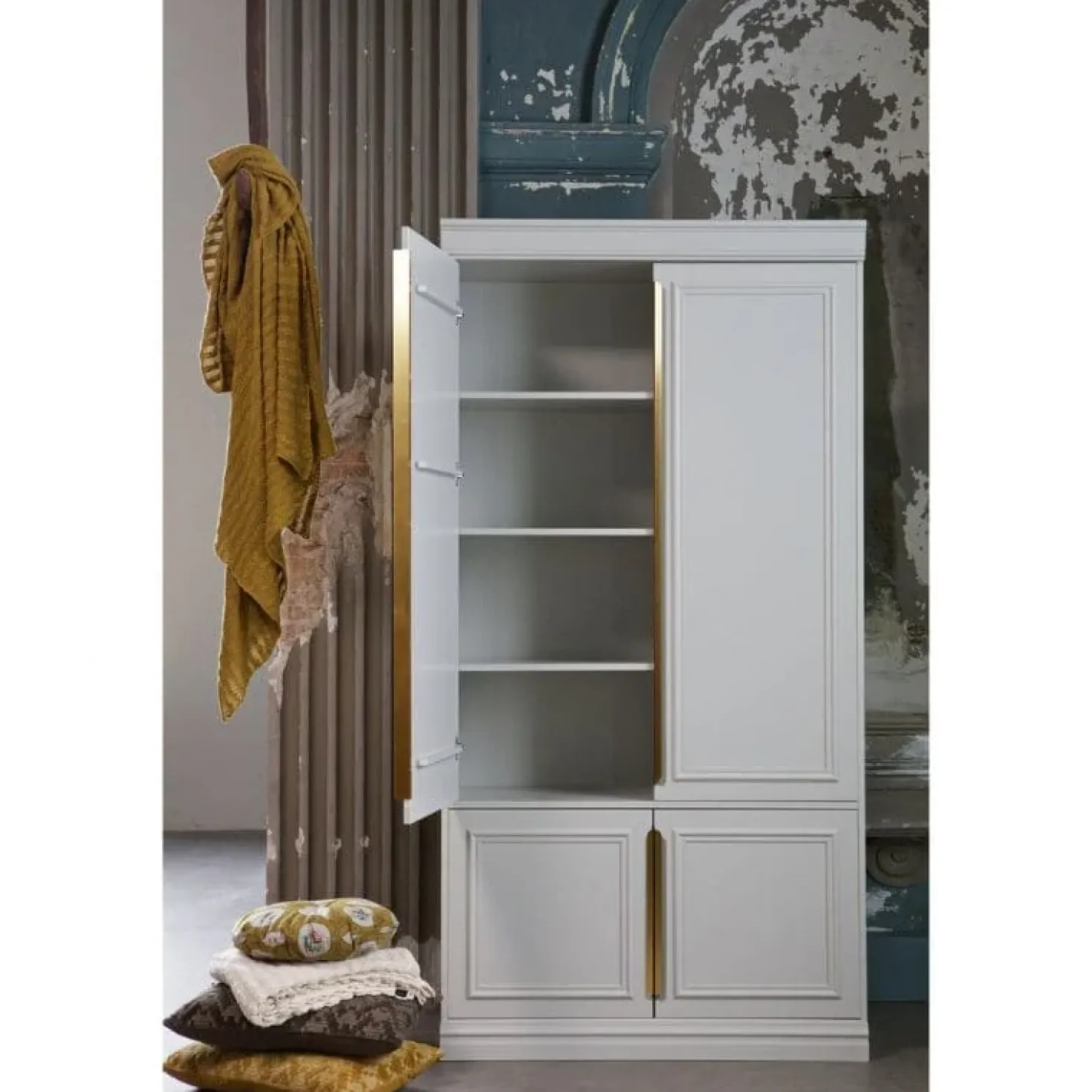 Legplanken set t.b.v. Organize kast grenen grijs