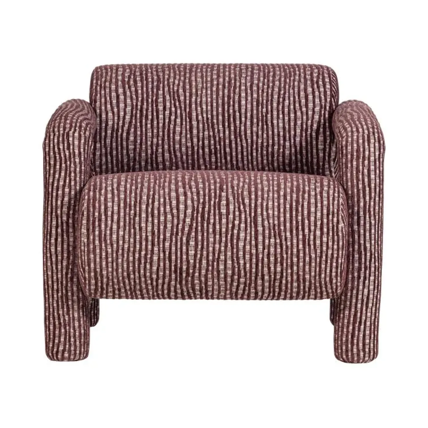 Lenny Fauteuil Dessin Bordeauxrood