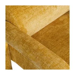 Lenny Fauteuil grove textuur goud/geel