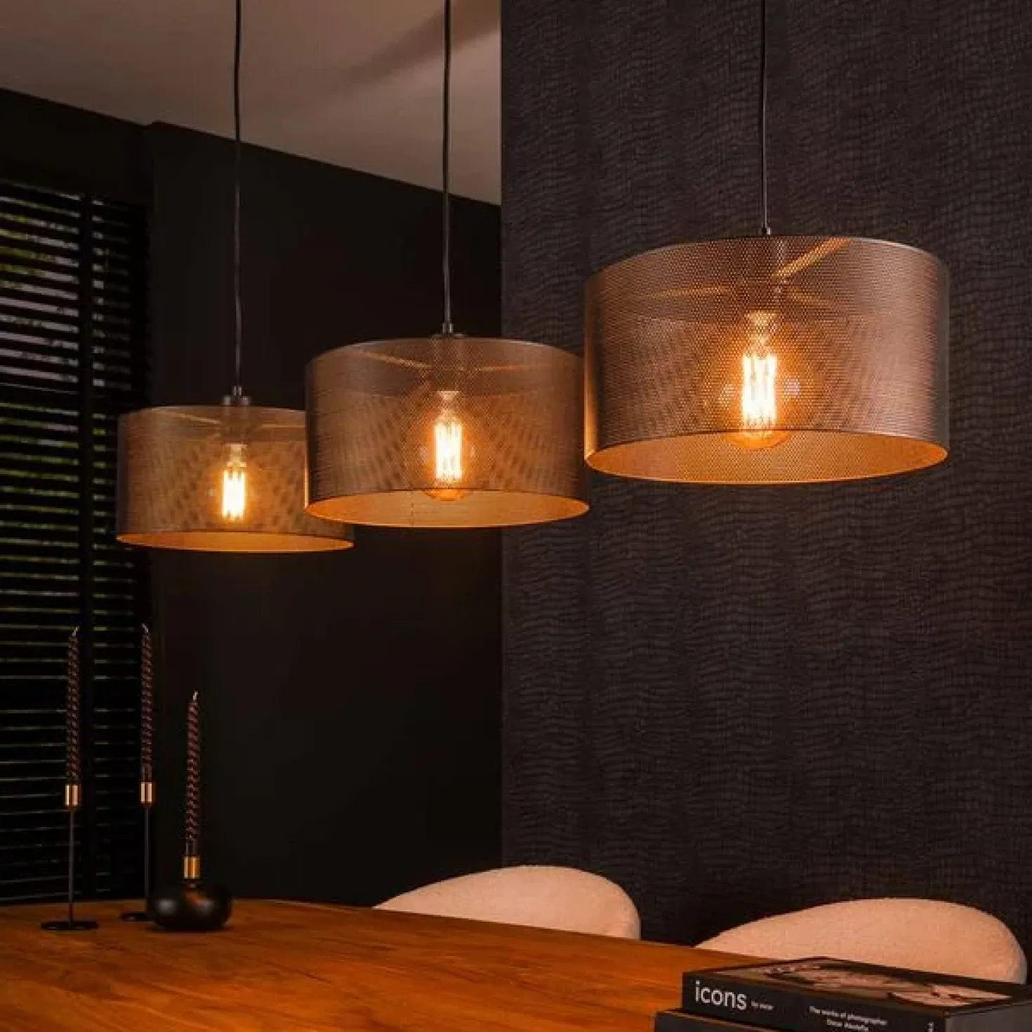 Leo 3-lichts hanglamp