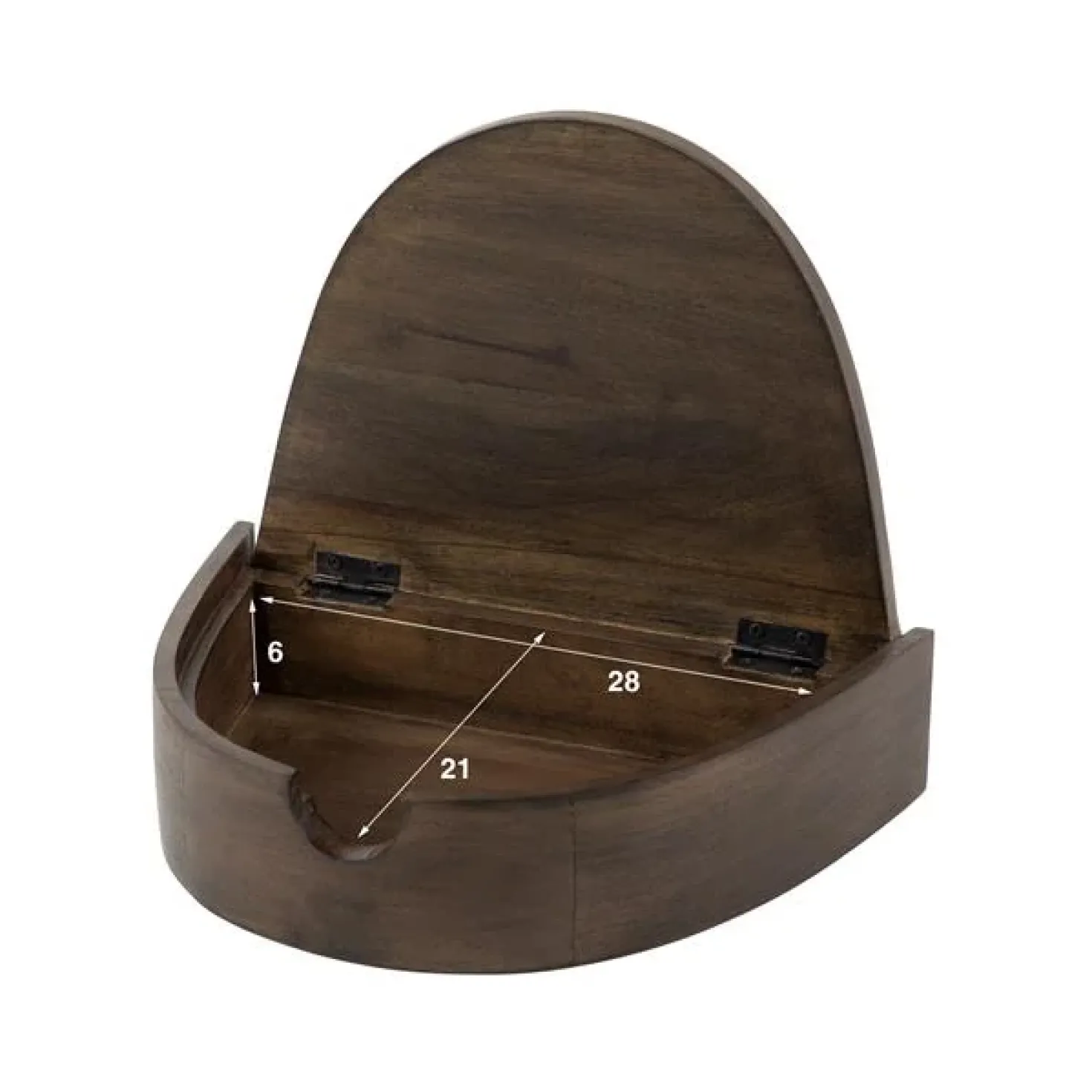 Leonardo Zwevend Set van 2 Nachtkastjes Acaciahout 34cm