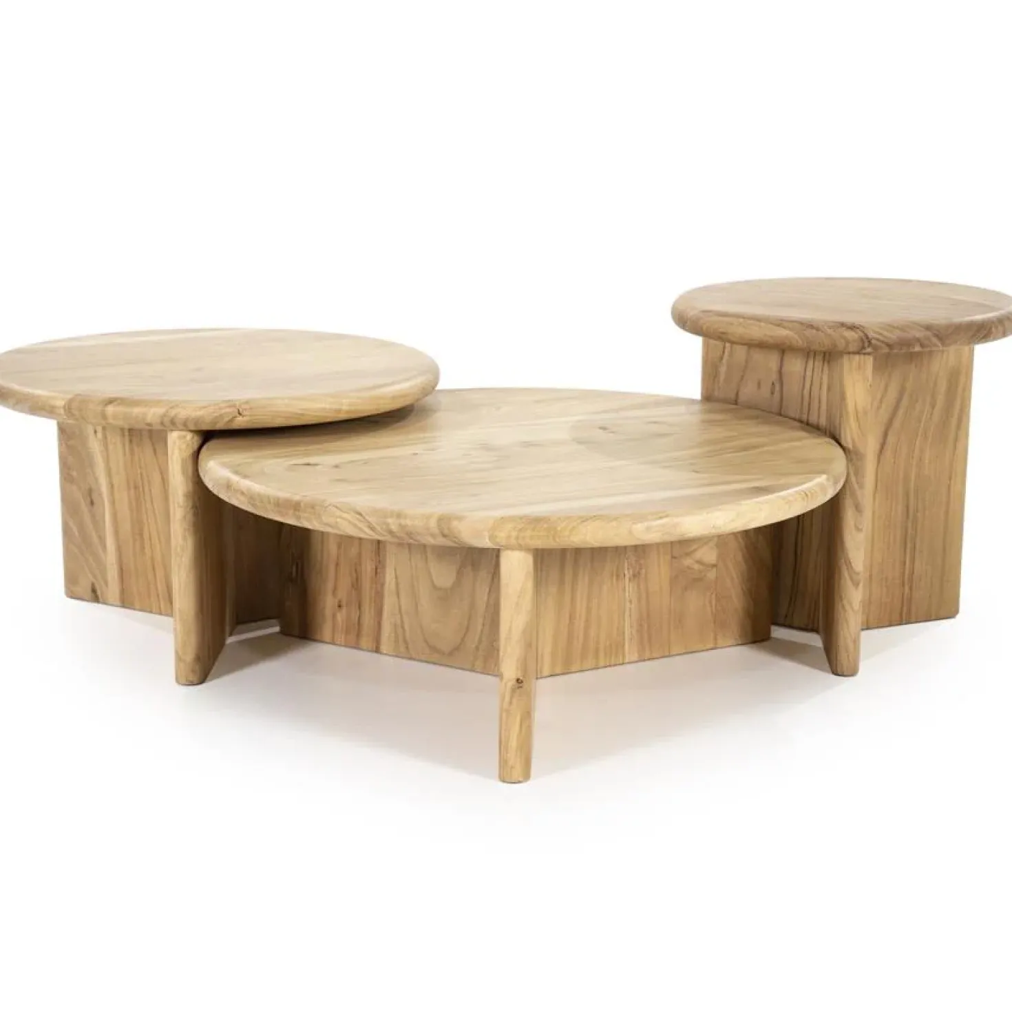 Leoni Salontafel large Naturel 80cm
