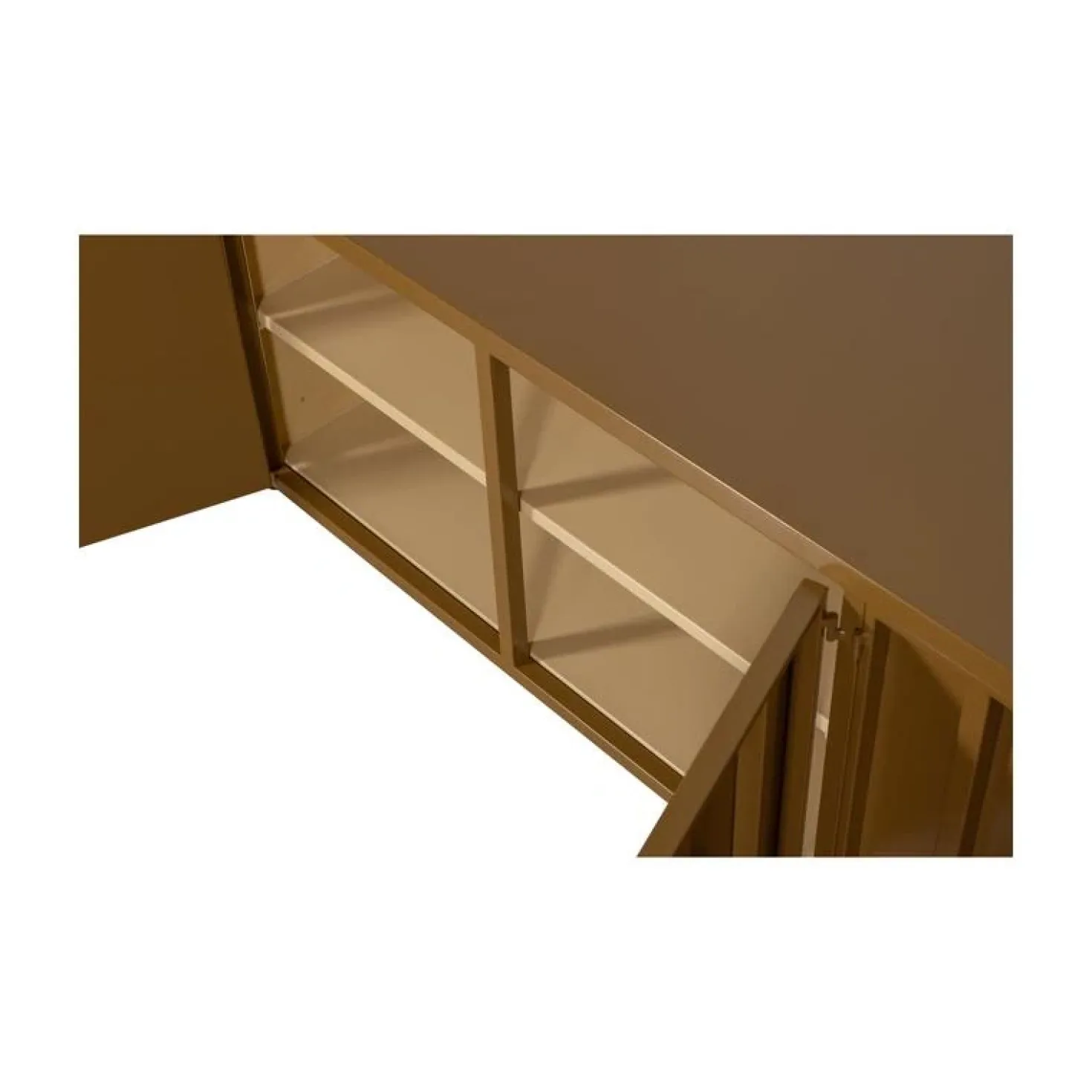 Level Tv meubel metaal honinggeel 160cm