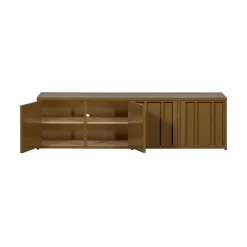 Level Tv meubel metaal honinggeel 160cm