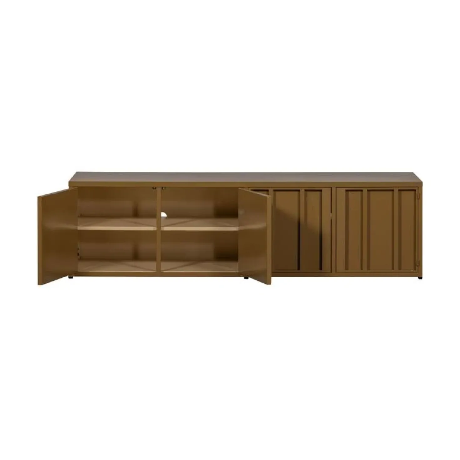 Level Tv meubel metaal honinggeel 160cm