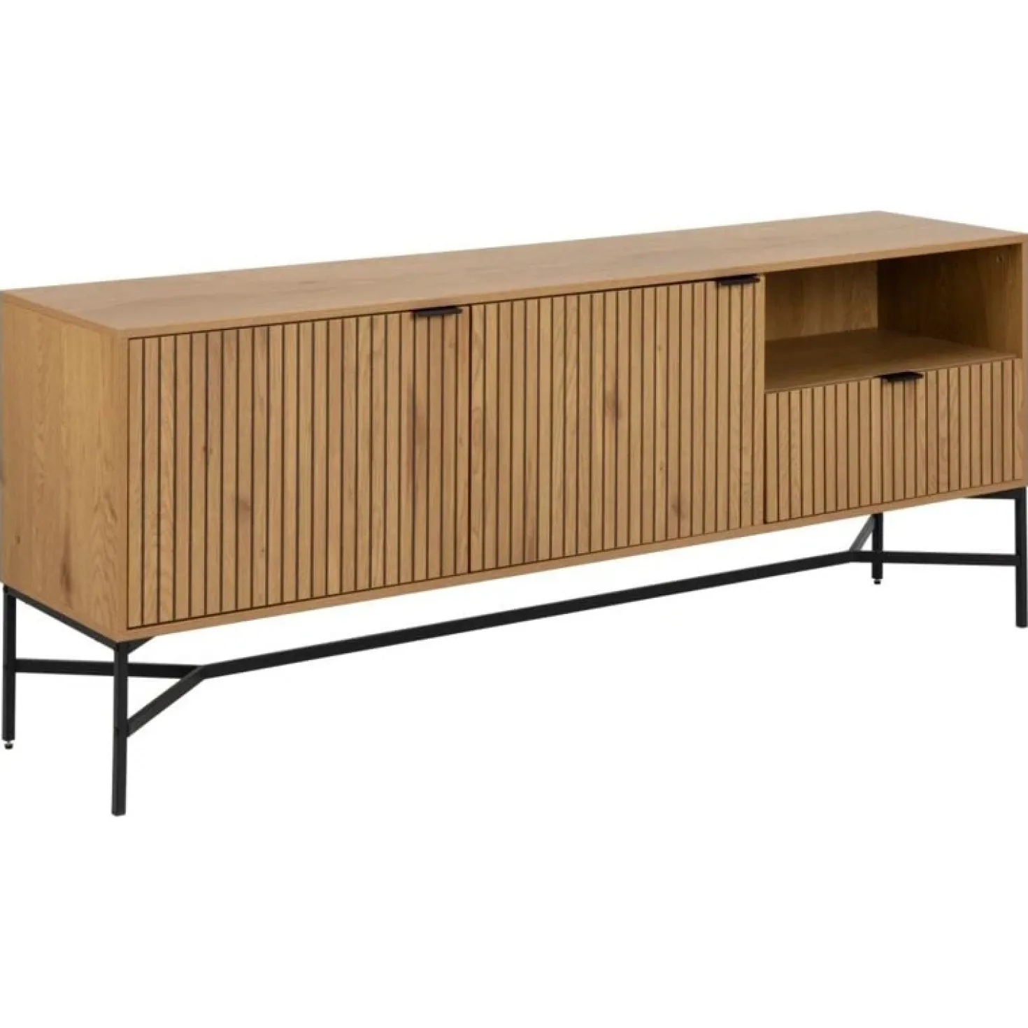 Lexora Dressoir Eiken lichtbruin 180cm