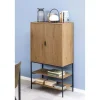 Lexora Wandkast Eiken lichtbruin 80cm