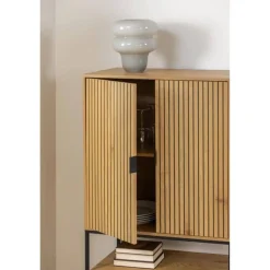 Lexora Wandkast Eiken lichtbruin 80cm