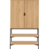 Lexora Wandkast licht Eiken 80cm