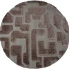 Liana vloerkleed Bruin Rond 160x160cm
