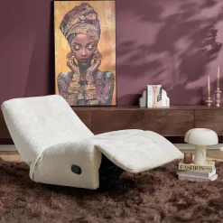 Lieke Relaxfauteuil Gebroken wit