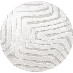 Lima vloerkleed Crème Rond 160x160cm