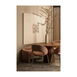 Limit Ronde eettafel mangohout walnoot 130cm