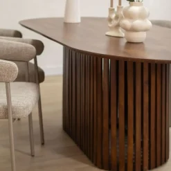 Linea Eettafel bruin Deens Ovaal 200cm