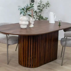 Linea Eettafel bruin Deens Ovaal 200cm