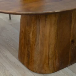 Lin Eettafel espresso Deens Ovaal 200cm