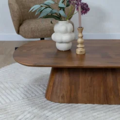 Lin Salontafel espresso Deens Ovaal 120cm