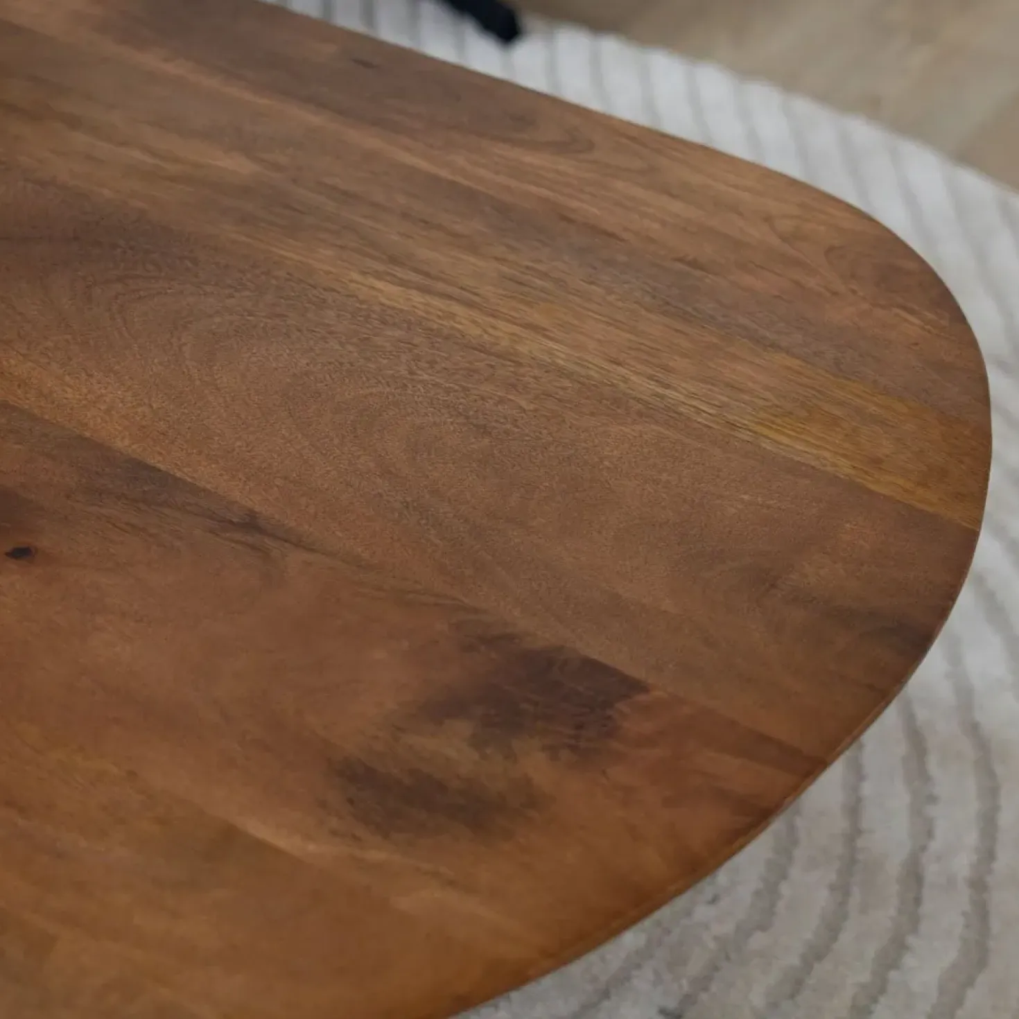 Lin Salontafel espresso Deens Ovaal 120cm