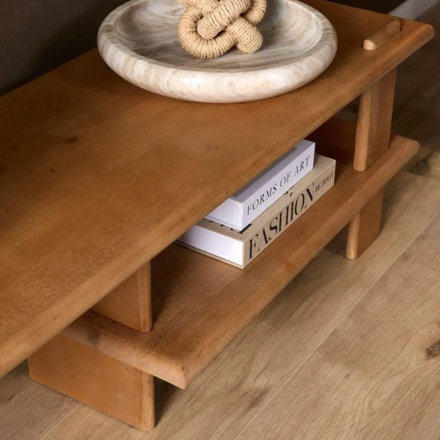 Liora Tv meubel naturel Mangohout 160 cm