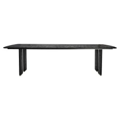 Lior Eettafel Zwart Goudpoot 280cm