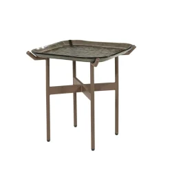 Liri Bijzettafel Bruin glas 43cm