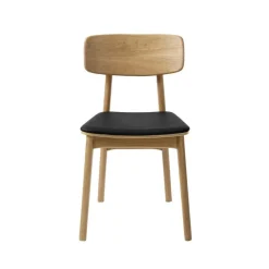Liva Eetkamerstoel zwart PU