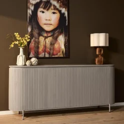 Livia Dressoir Taupe 210cm