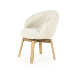 Livia Eetkamerstoel Beige stof