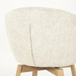 Livia Eetkamerstoel Beige stof