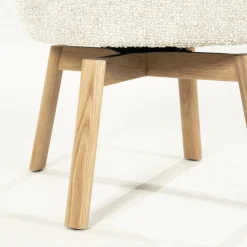 Livia Eetkamerstoel Beige stof
