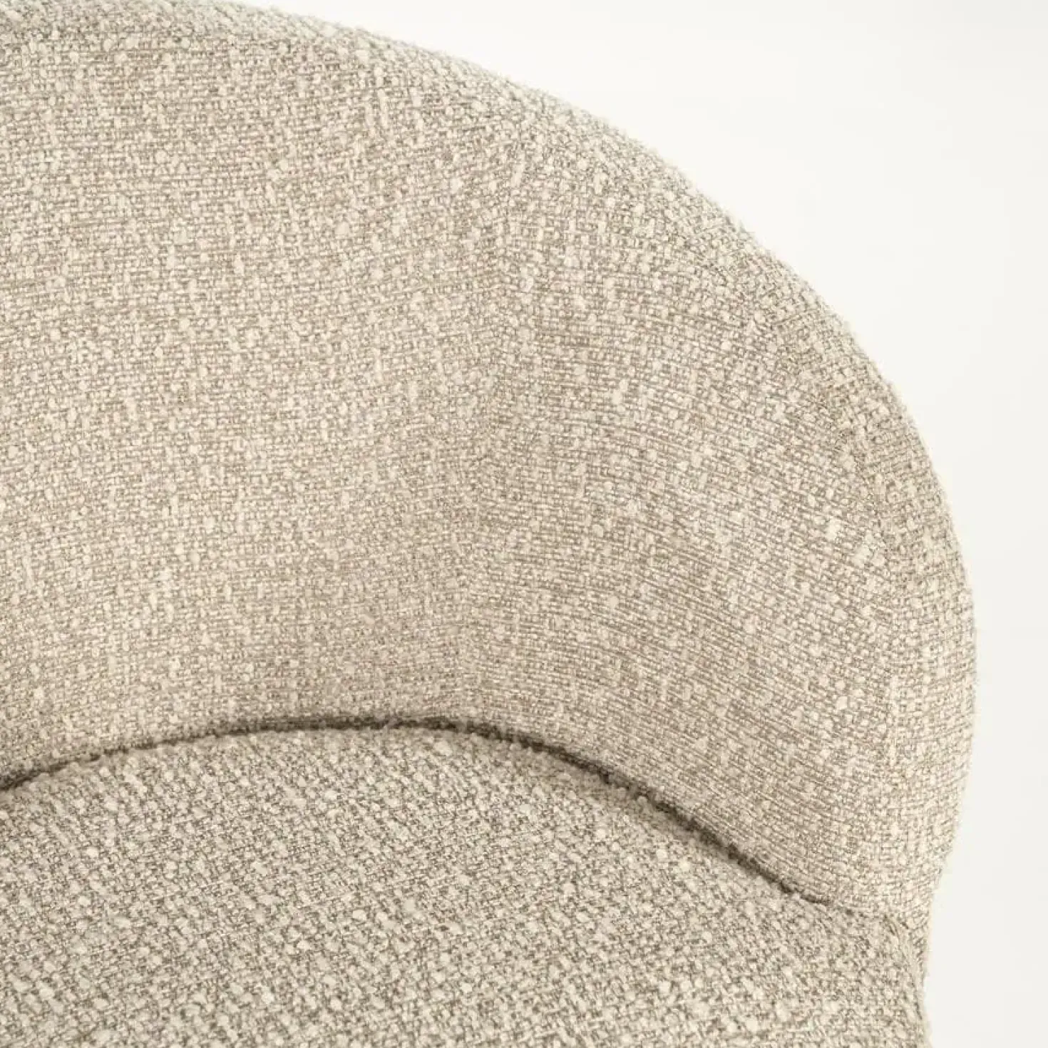 Livia Eetkamerstoel Taupe stof