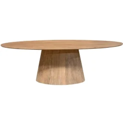 Livia Eettafel Ovaal Naturel 240cm