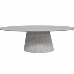 Livia Eettafel Ovaal Taupe 210cm