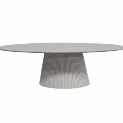 Livia Eettafel Ovaal Taupe 240cm