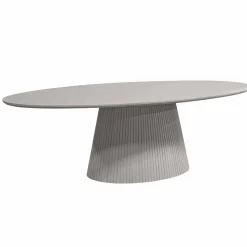 Livia Eettafel Ovaal Taupe 240cm