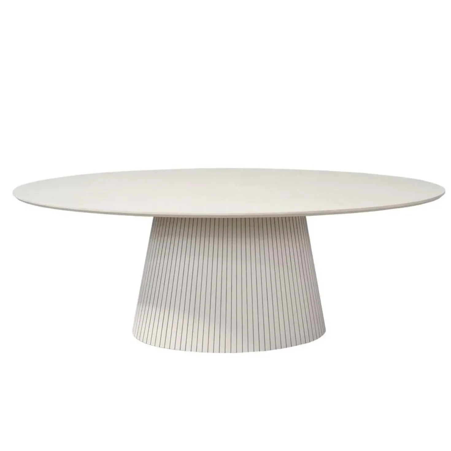 Livia Eettafel Ovaal Zand 210cm