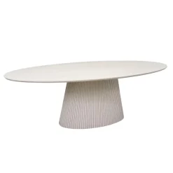 Livia Eettafel Ovaal Zand 240cm