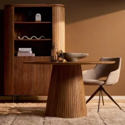 Livia Eettafel Rond Naturel 150cm