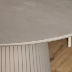 Livia Eettafel Rond Taupe 150cm