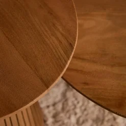 Livia Salontafel Rond Naturel 80cm