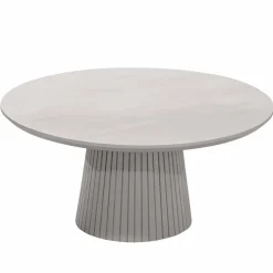 Livia Salontafel Rond Taupe 80cm