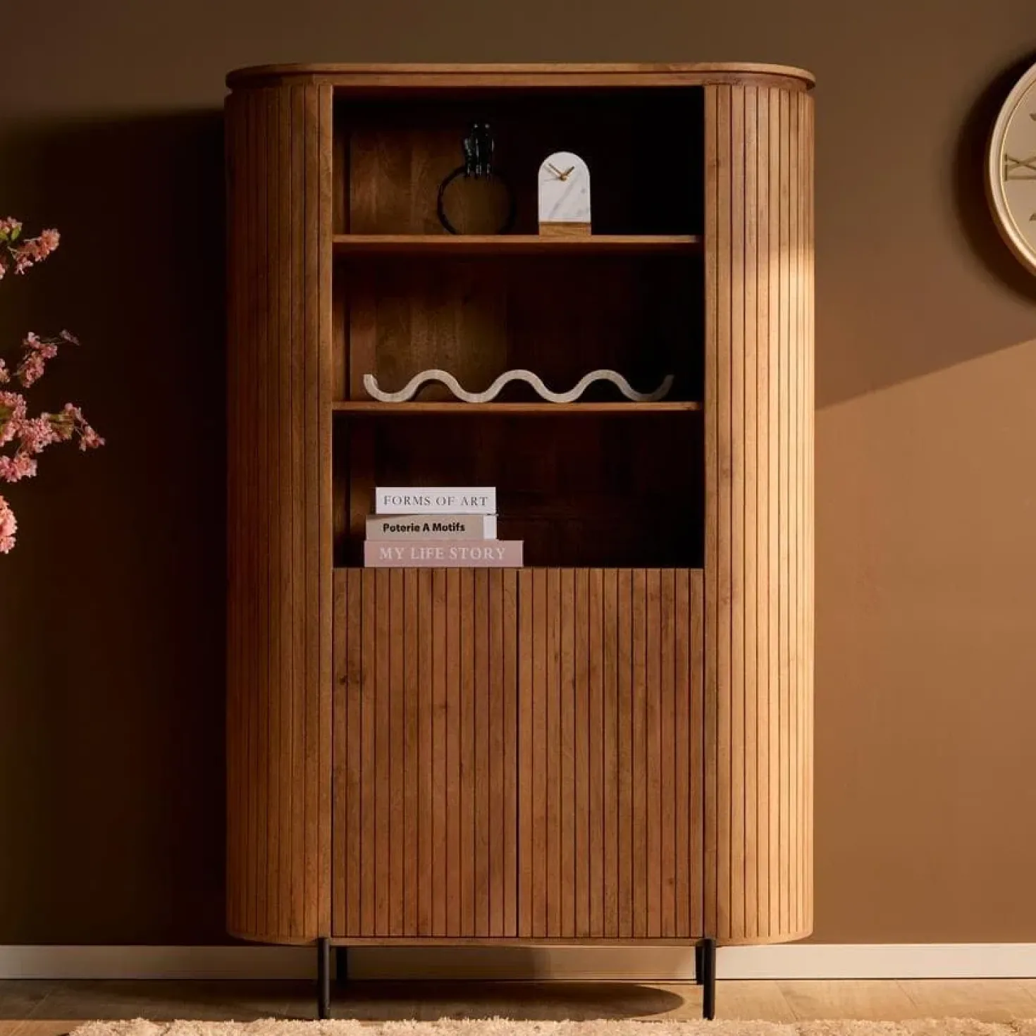 Livia Wandkast Naturel 115cm