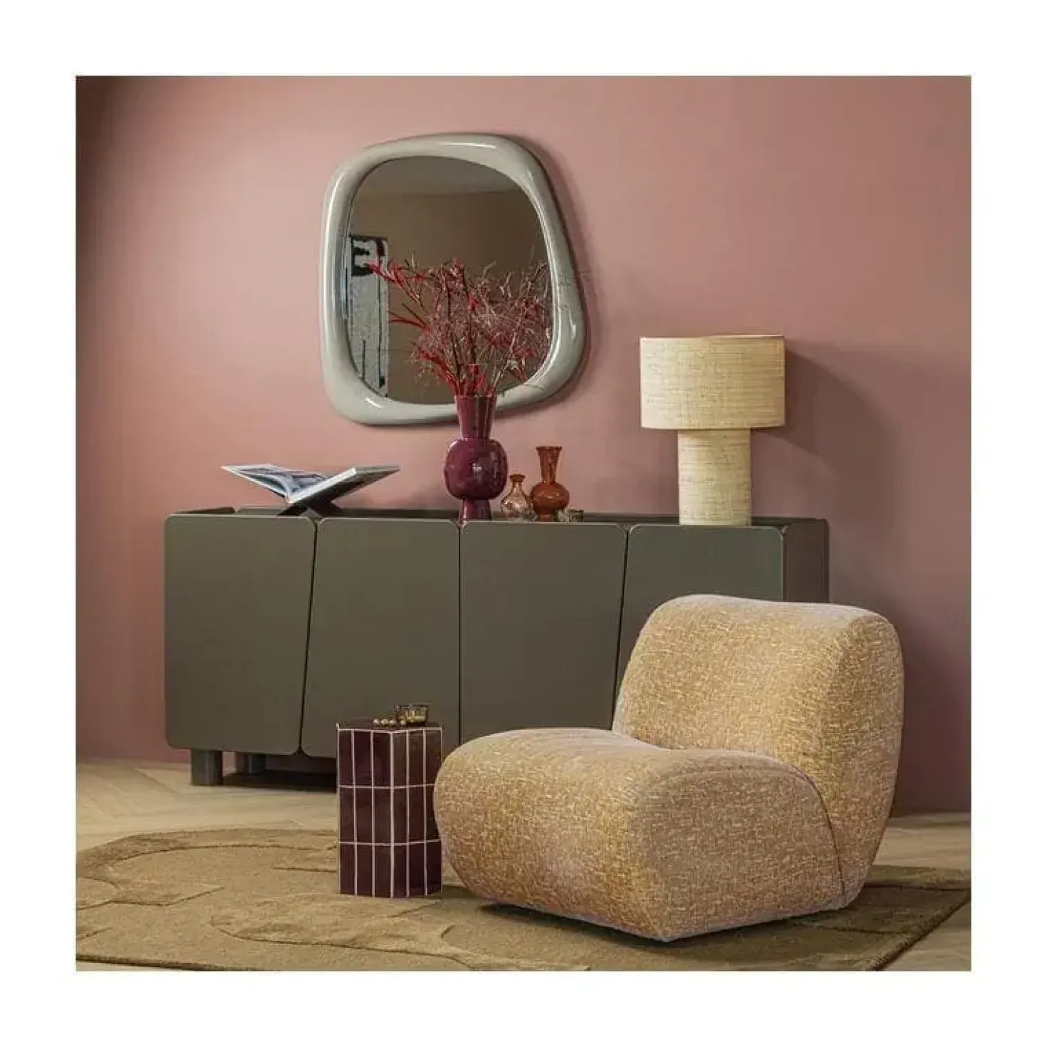 Livo Vloerkleed Bruin 170x240cm
