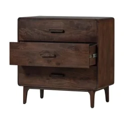 Liya Ladekast mangohout donkerbruin 90cm