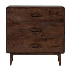 Liya Ladekast mangohout donkerbruin 90cm