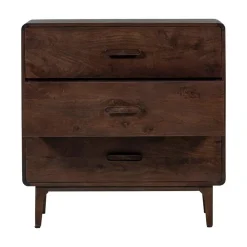 Liya Ladekast mangohout donkerbruin 90cm